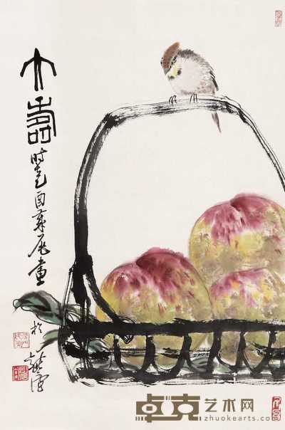 徐纯原 大寿 镜心 68×45cm